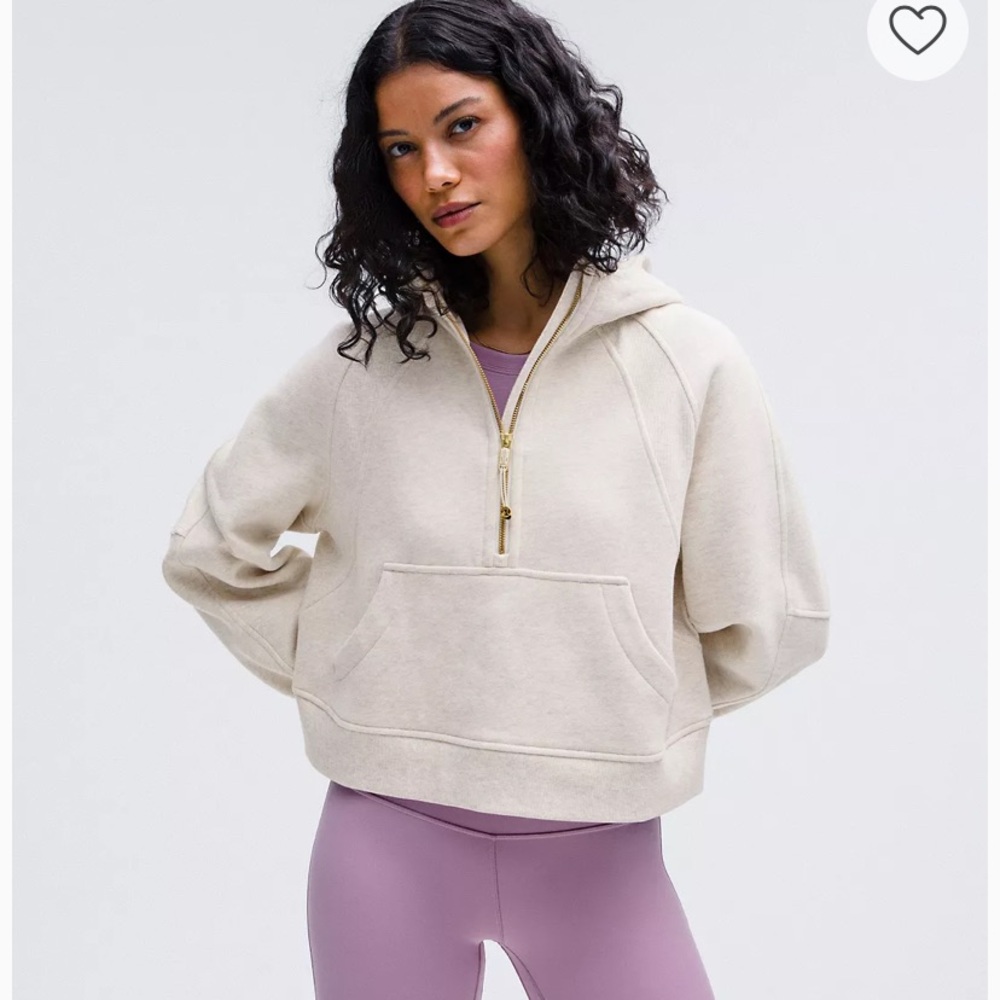 Lululemon Scuba Oversized Half Zip Hoodie